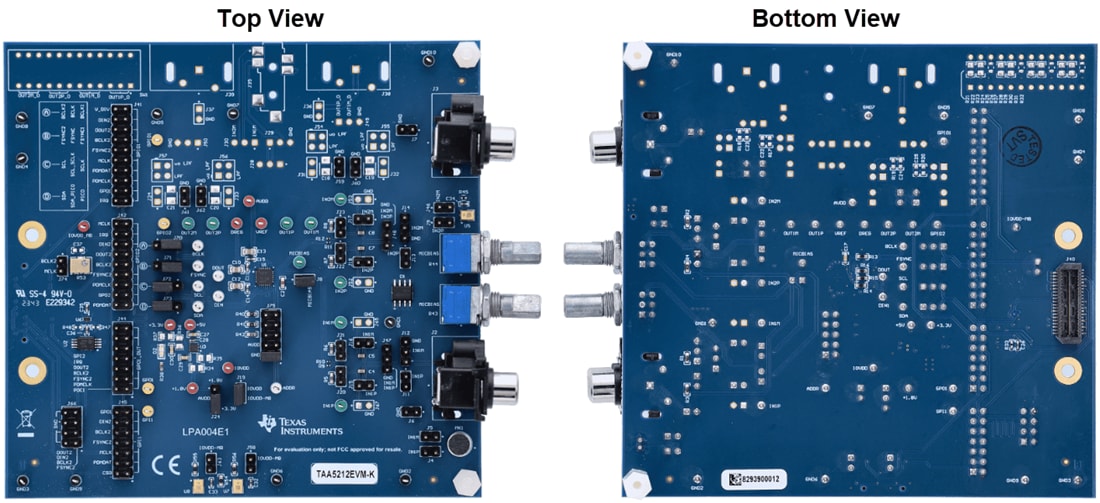 機械図面 - Texas Instruments TAx5x12EVM-K評価モジュール（EVM）