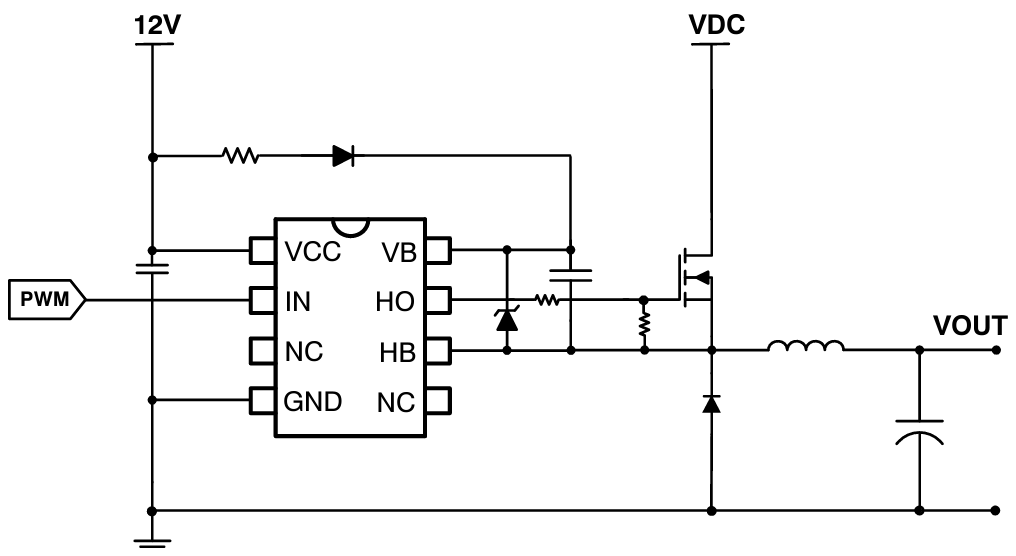 アプリケーション回路図 - onsemi NCP51313