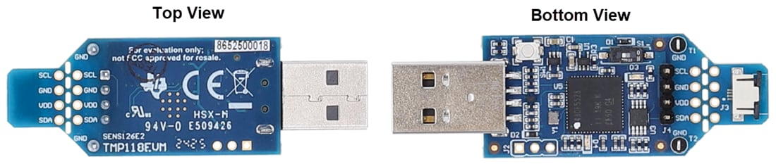 機械図面 - Texas Instruments TMP118EVM評価モジュール (EVM)