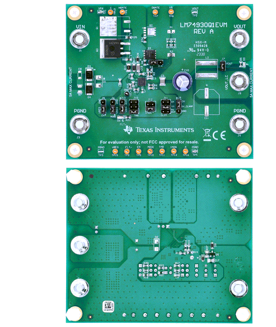 Texas Instruments LM74930Q1EVM 評価モジュール
