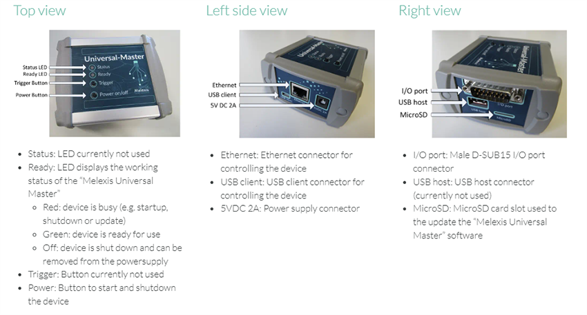 Melexis Universal Master (MUM) Development Kit