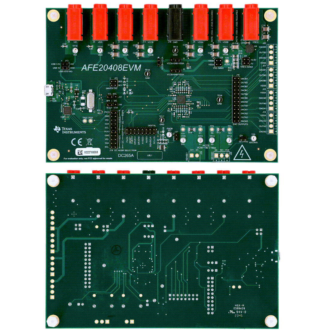 Texas Instruments AFE20408EVM 評価モジュール