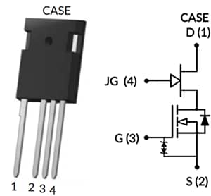 アプリケーション回路図 - onsemi UG4SC 750V 8.4mΩコンボFET
