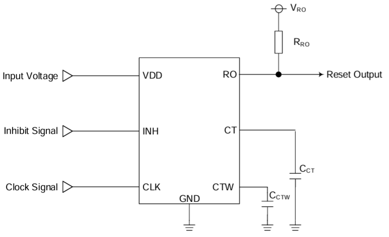 アプリケーション回路図 - ROHM Semiconductor BD87B29FVM-CTRボルテージディテクタ (リセットIC)