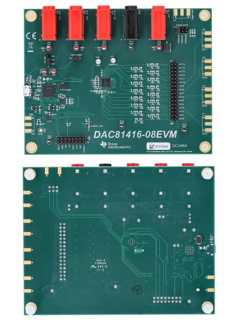 Texas Instruments DAC81416-08EVM 評価モジュール