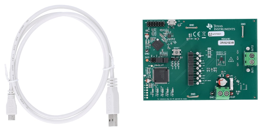 Texas Instruments DRV8215EVM ドライバ評価モジュール (EVM)