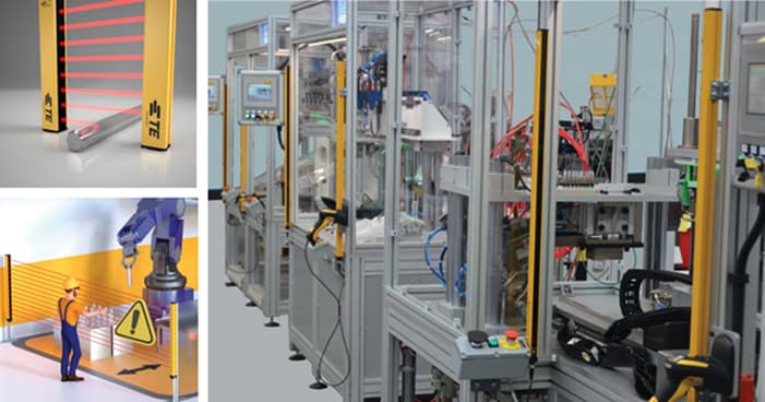 インフォグラフィック - TE Connectivity セーフティライトカーテン