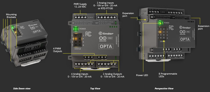 Arduino Pro Opta®アナログ拡張キットA0602