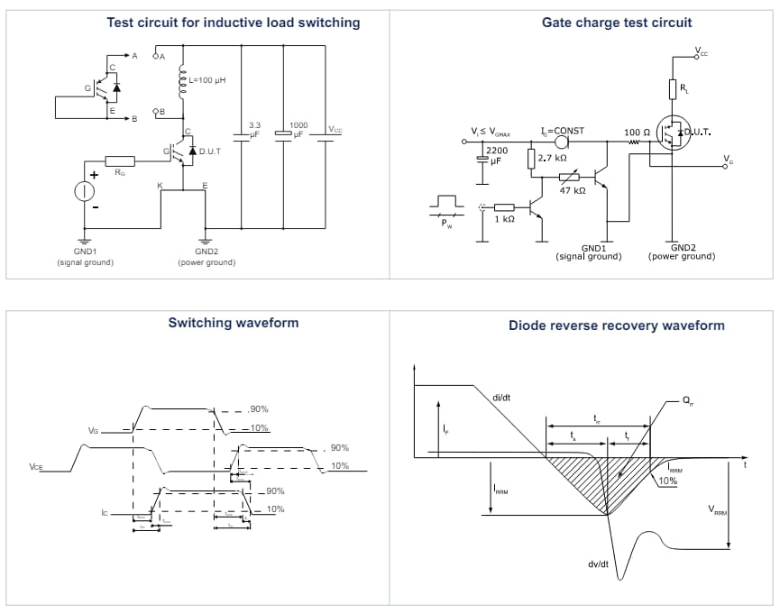 STMicroelectronics GWA40MS120DF4AG車載用MSシリーズIGBT