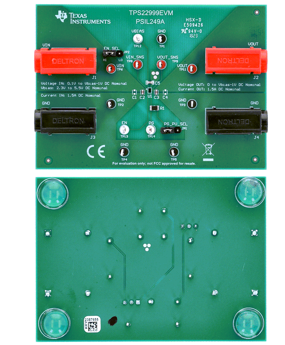 Texas Instruments TPS22999EVM 評価モジュール