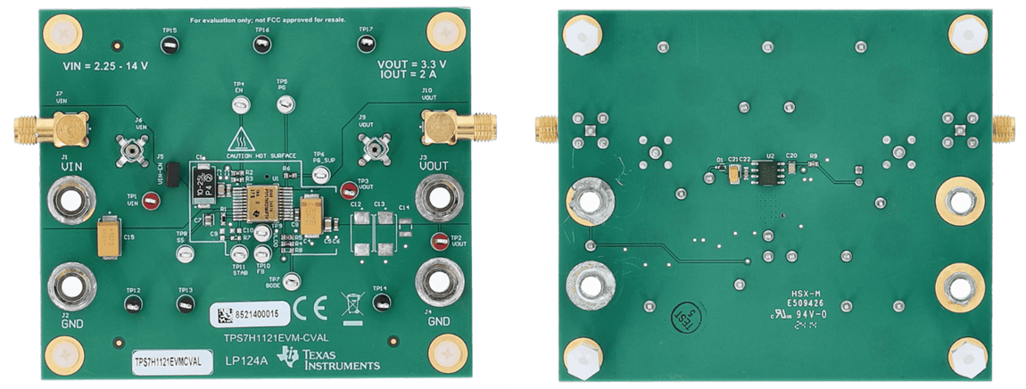 Texas Instruments TPS7H1121EVM-CVAL 評価モジュール