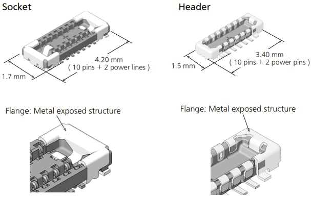 機械図面 - Panasonic Industrial Devices R35高電流対応コネクタ