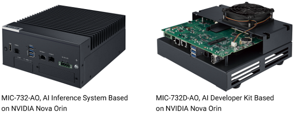 インフォグラフィック - Advantech MIC-732D-AONVIDIA®Isaac Nova Orin™AI Dev Kit