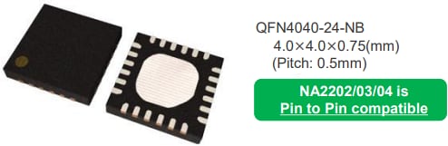 インフォグラフィック - Nisshinbo NA220x 5V アナログフロントエンド（AFE）