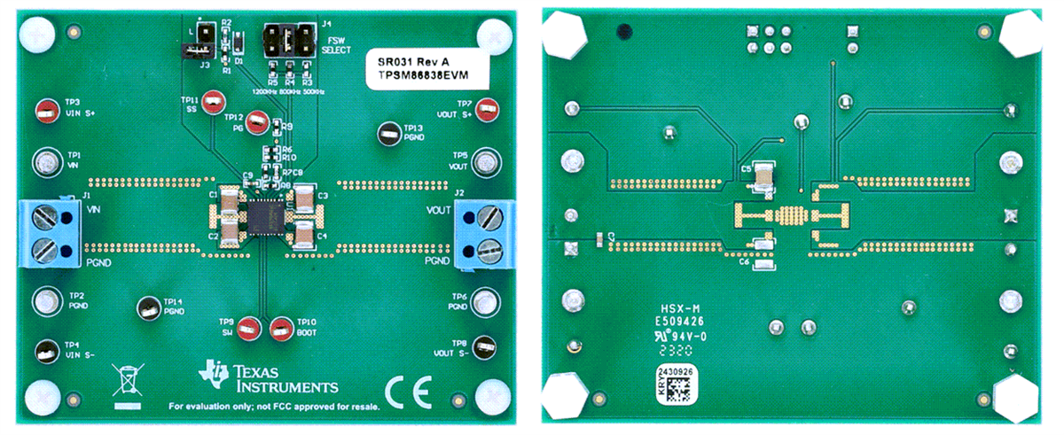 Texas Instruments TPSM86838EVM 評価モジュール