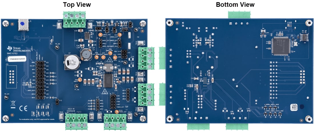 機械図面 - Texas Instruments TPS65386001Q1EVM評価モジュール (EVM)