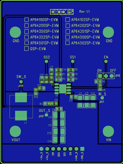 Diodes Incorporated AP64102評価ボード