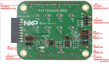 NXP Semiconductors P3T1035xUK Arduino® シールド評価ボード