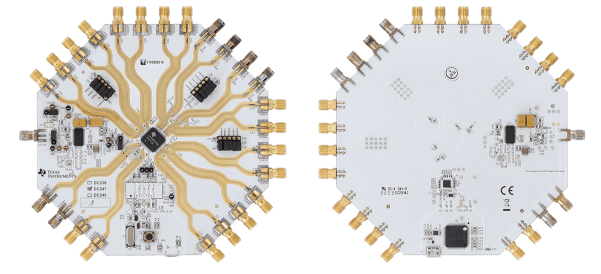 Texas Instruments LMX1860SEPEVM 評価モジュール