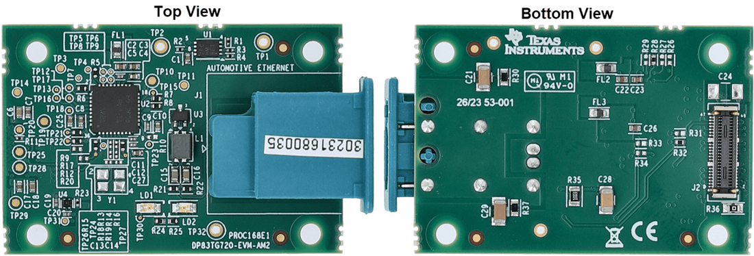 ロケーション回路 - Texas Instruments DP83TG720-EVM-AM2評価モジュール (EVM)