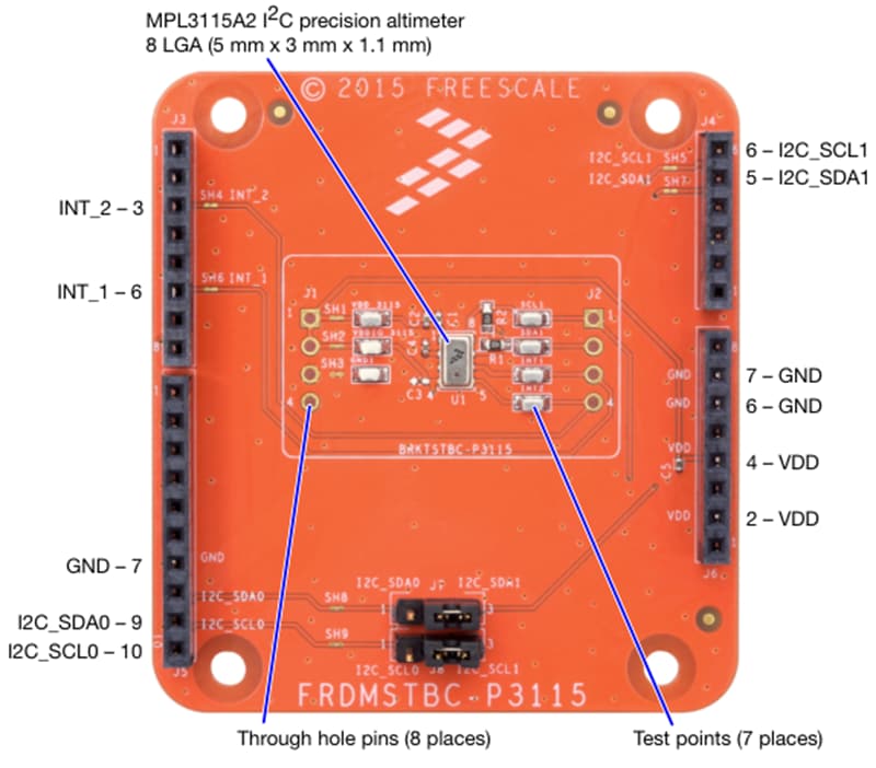 NXP Semiconductors FRDMSTBC-P3115センサシールド開発ボード