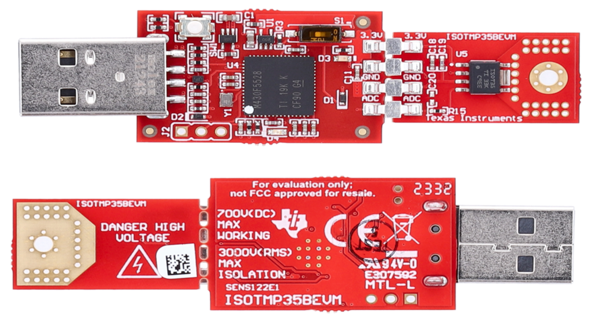 Texas Instruments ISOTMP35BEVM 評価モジュール