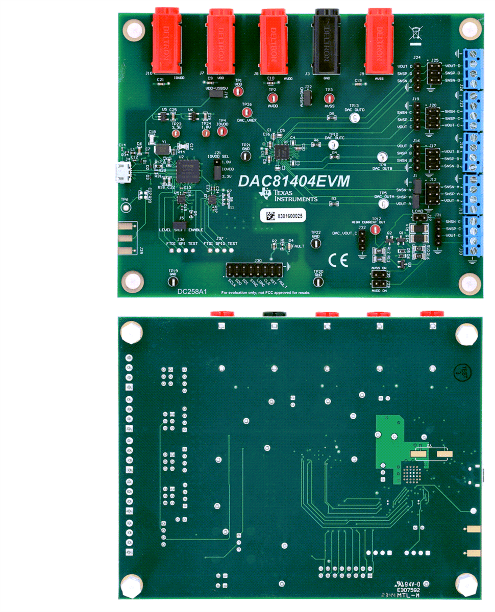 Texas Instruments DAC81404EVM 評価モジュール