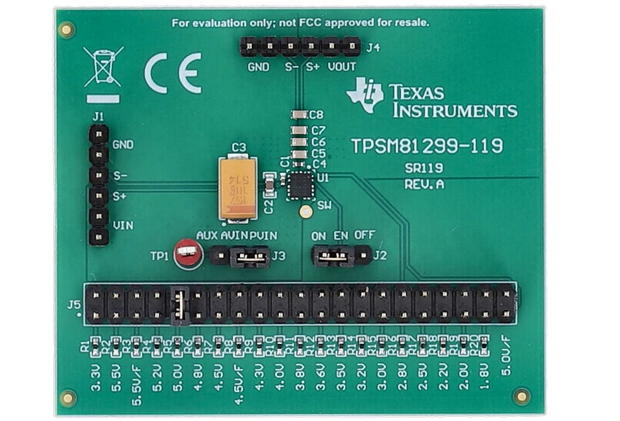 ロケーション回路 - Texas Instruments TPSM61299EVM-119評価モジュール