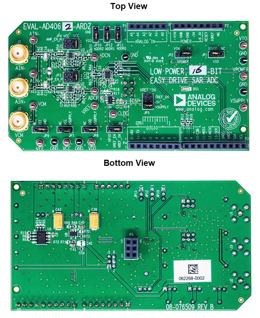 Analog Devices Inc. EVAL-AD4060-ARDZ & EVAL-AD4062-ARDZ評価ボード
