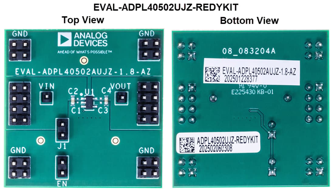 機械図面 - Analog Devices Inc. EVAL-ADPL40502-REDYKIT評価用ボード
