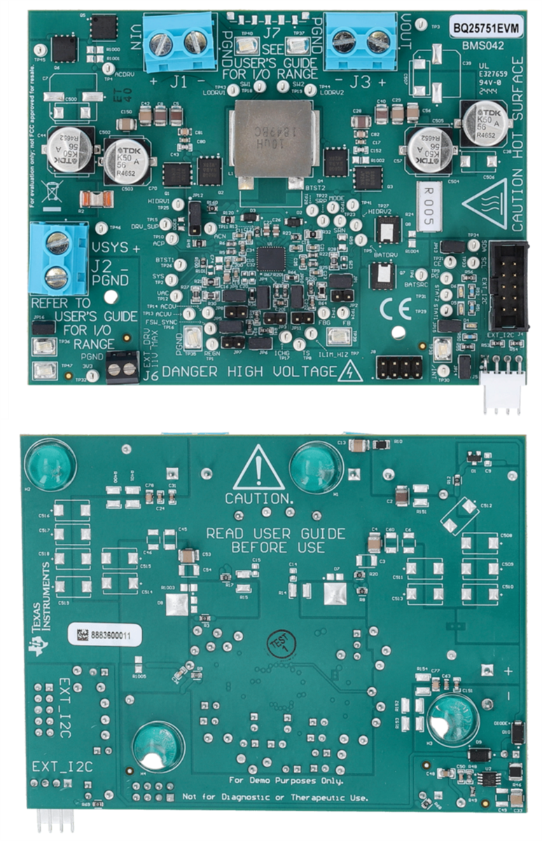 Texas Instruments BQ25751EVM 評価モジュール