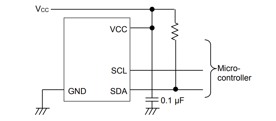 アプリケーション回路図 - ROHM Semiconductor WL-CSPシリーズ EEPROM