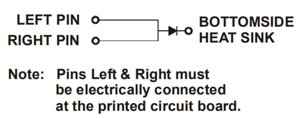 回路図 - Diodes Incorporated DTH1006P5ガラス不動態化高速リカバリ整流器
