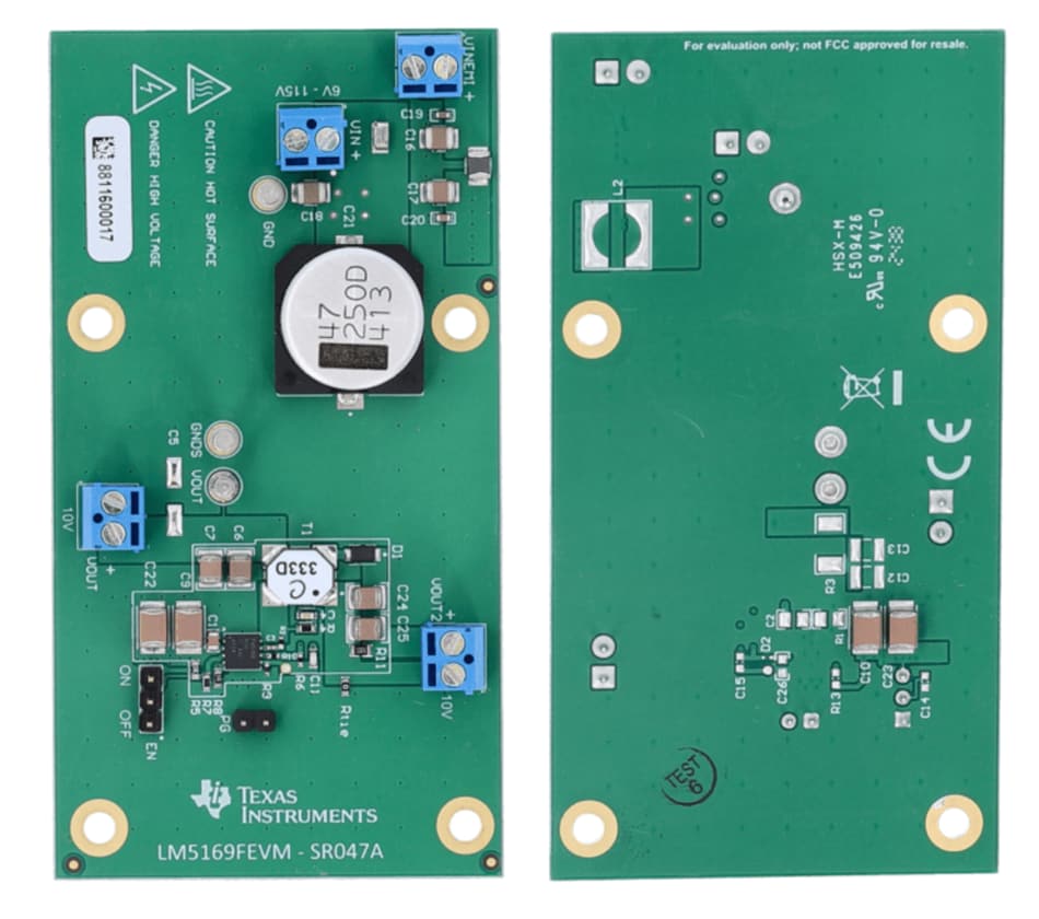Texas Instruments LM5169FEVM 評価モジュール