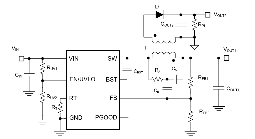回路図 - Texas Instruments LM5169FEVM 評価モジュール