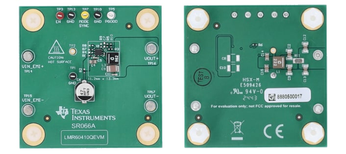 ロケーション回路 - Texas Instruments LMR60410QEVM 評価モジュール