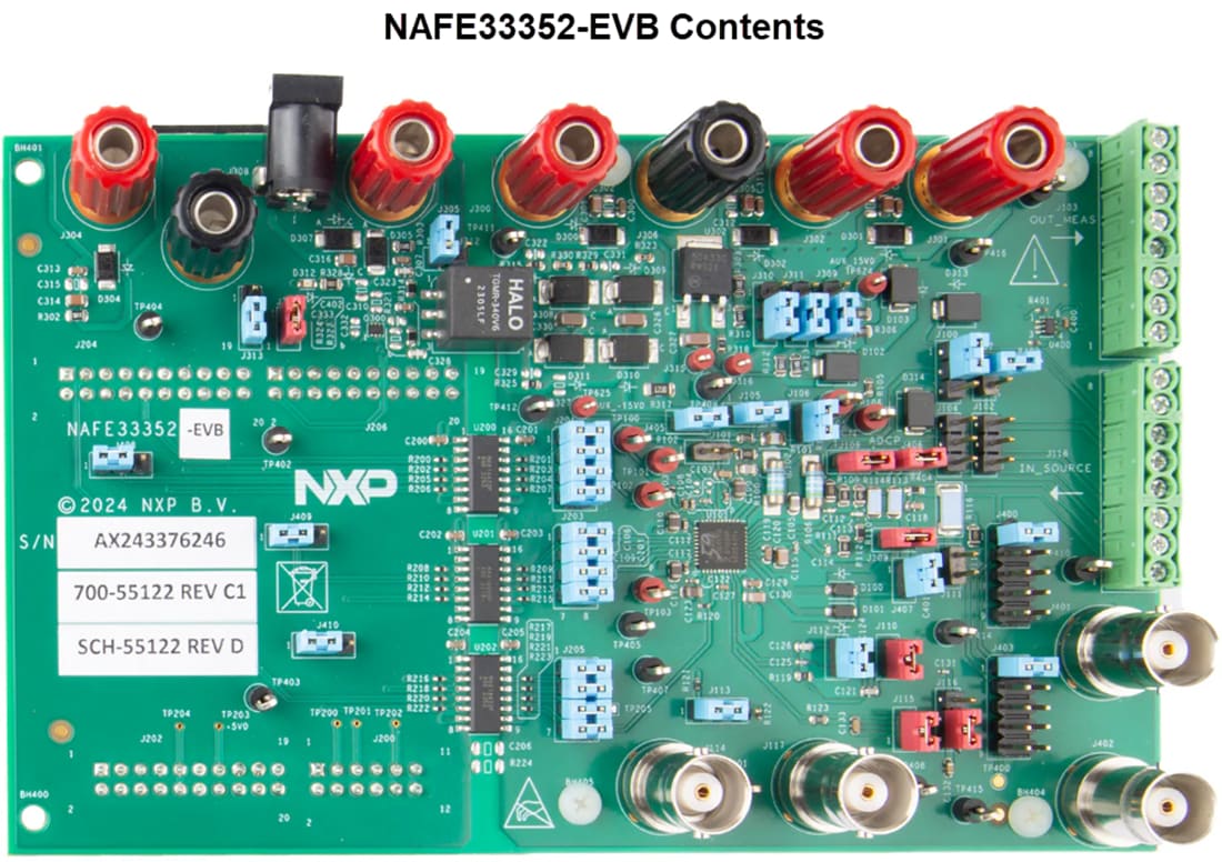 機械図面 - NXP Semiconductors NAFE33352評価ボード