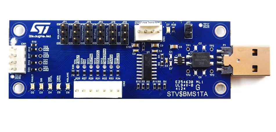 ロケーション回路 - STMicroelectronics STEVAL-BMS1T SPI/ 絶縁型SPIドングル
