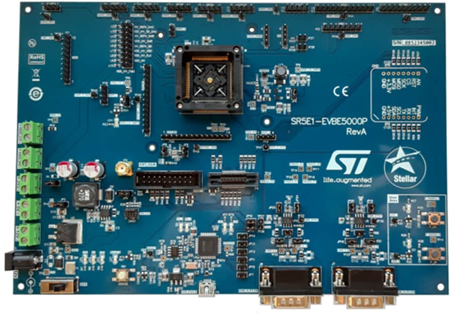 機械図面 - STMicroelectronics SR5E1-EVBE5000P MCU評価ボード