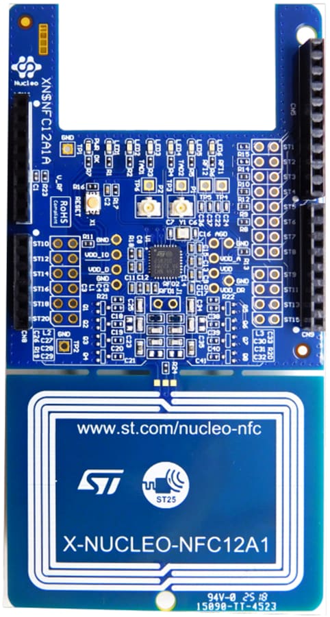 機械図面 - STMicroelectronics X-NUCLEO-NFC12A1 NFCカードリーダー拡張ボード