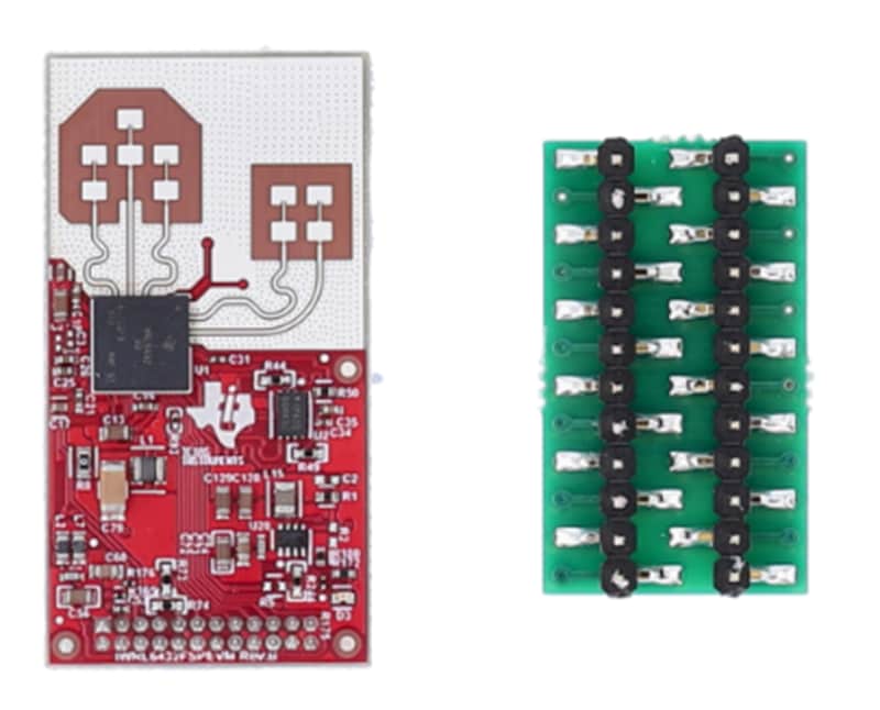 機械図面 - Texas Instruments IWRL6432FSPEVMセンサ評価モジュール（EVM）