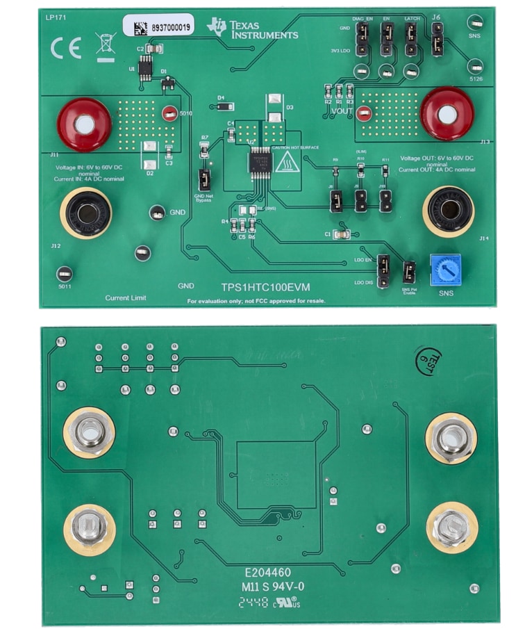 Texas Instruments TPS1HTC100EVM評価モジュール