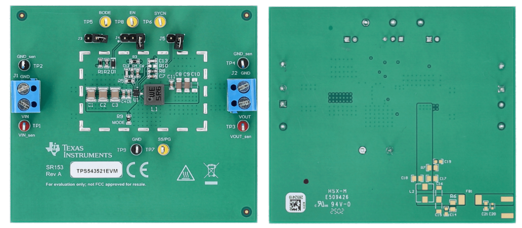 Texas Instruments TPS543521EVM評価モジュール