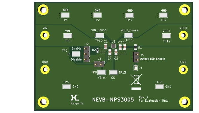Nexperia NEVB-NPS3005評価ボード