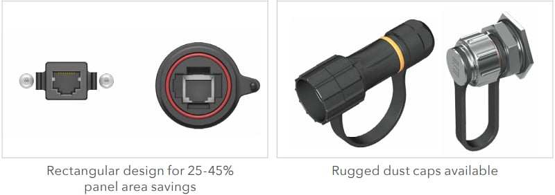 インフォグラフィック - Samtec AccliMate™ USB Type-C® ネジ付き丸型ケーブル