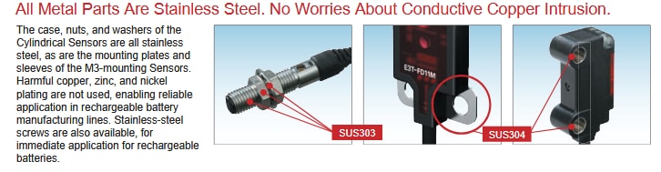 チャート - Omron Industrial Automation E3T光電センサ