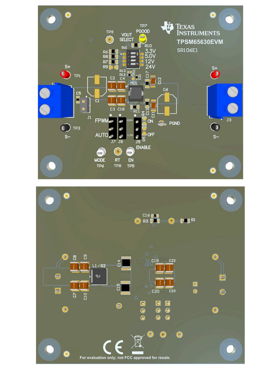 Texas Instruments TPSM65630SEVM評価モジュール