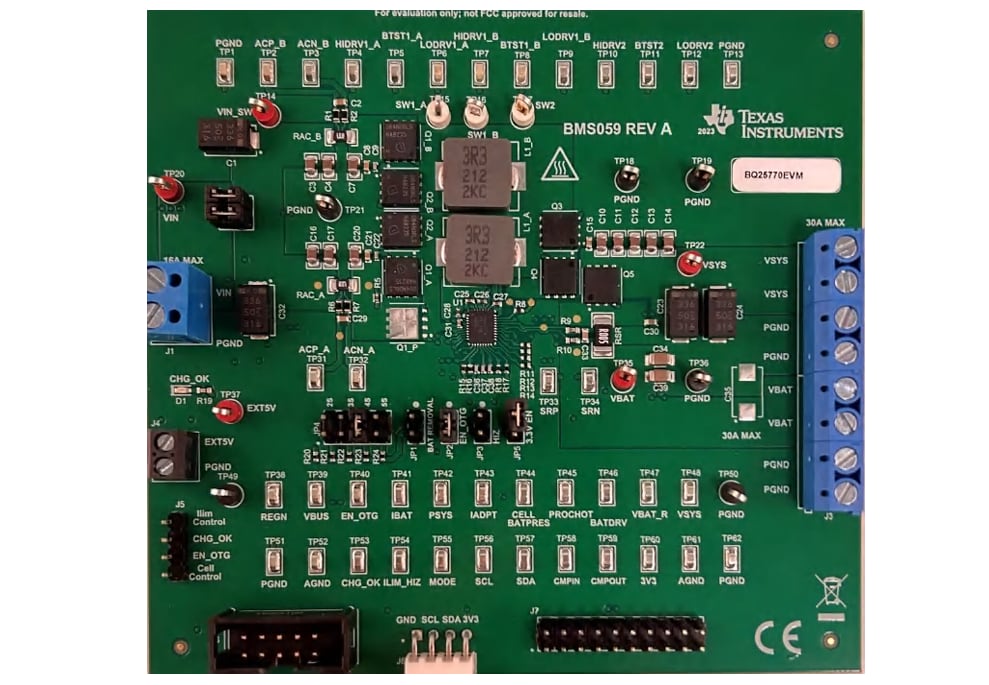 Texas Instruments bq25773EVM評価モジュール