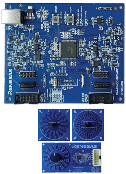 機械図面 - Renesas Electronics RAA2P3226センサ評価ツール