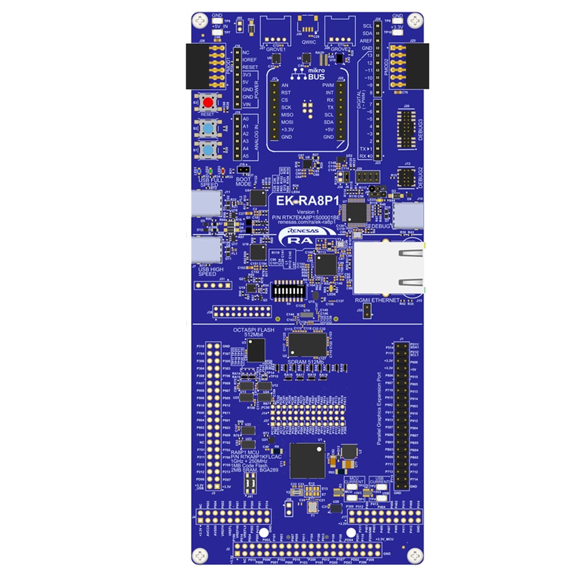 ロケーション回路 - Renesas Electronics EK-RA8P1評価キット